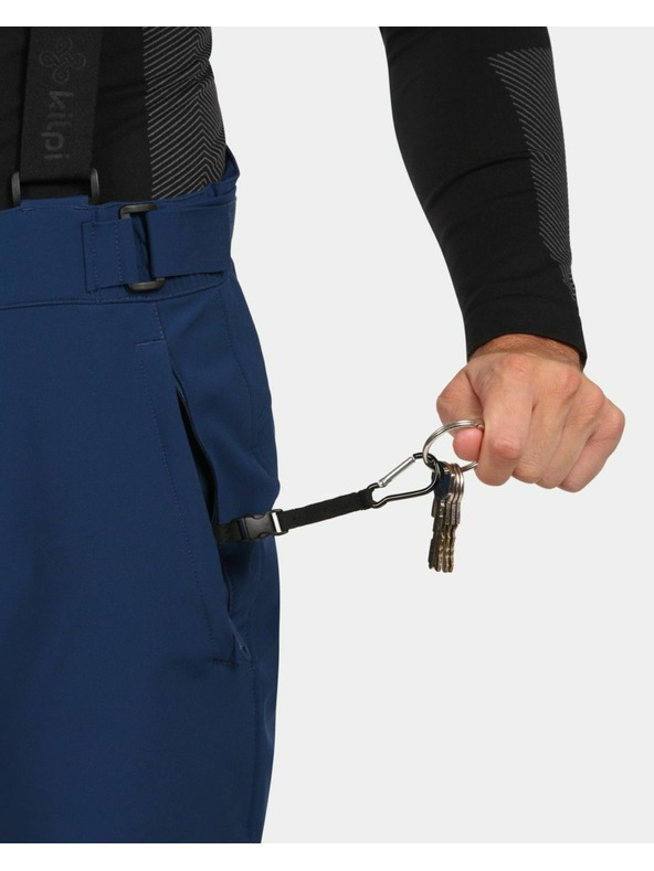 Kilpi Moške softshell smučarske hlače Kilpi RHEA-M Dark Blue