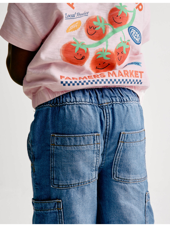 Marks & Spencer Cargo kavbojke z manšetami (2–8 let) Marks & Spencer mornarsko modra