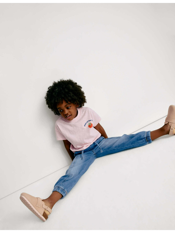 Marks & Spencer Cargo kavbojke z manšetami (2–8 let) Marks & Spencer mornarsko modra