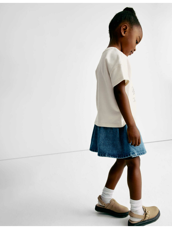 Marks & Spencer Majica Miffy™ z visokim deležem bombaža (1–8 let) Marks & Spencer smetanasta