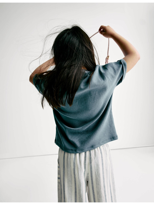 Marks & Spencer Majica Miffy™ z visokim deležem bombaža (1–8 let) Marks & Spencer siva