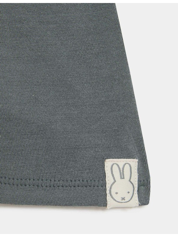 Marks & Spencer Majica Miffy™ z visokim deležem bombaža (1–8 let) Marks & Spencer siva