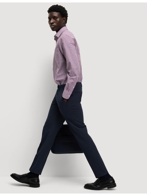 Marks & Spencer Kariraste srajce normalnega kroja za enostavno likanje, 2 kosa Marks & Spencer rdeča