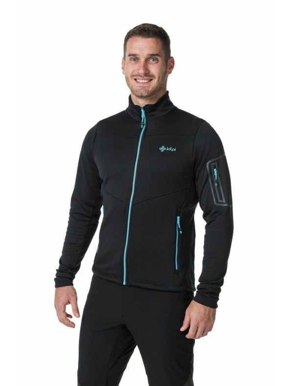 Kilpi Moška funkcionalna jopa Kilpi TEAM FLEECE-M Black