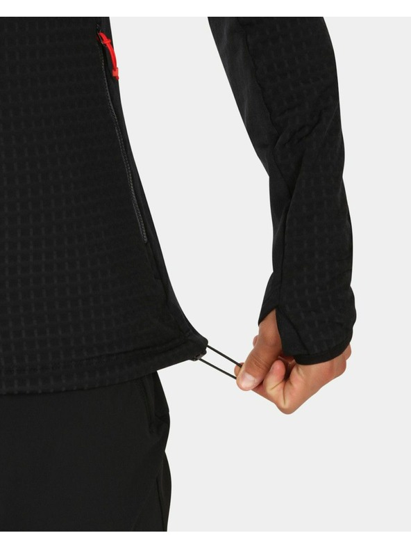 Kilpi Moška flis jopica s kapuco Kilpi FRENI-M Črna