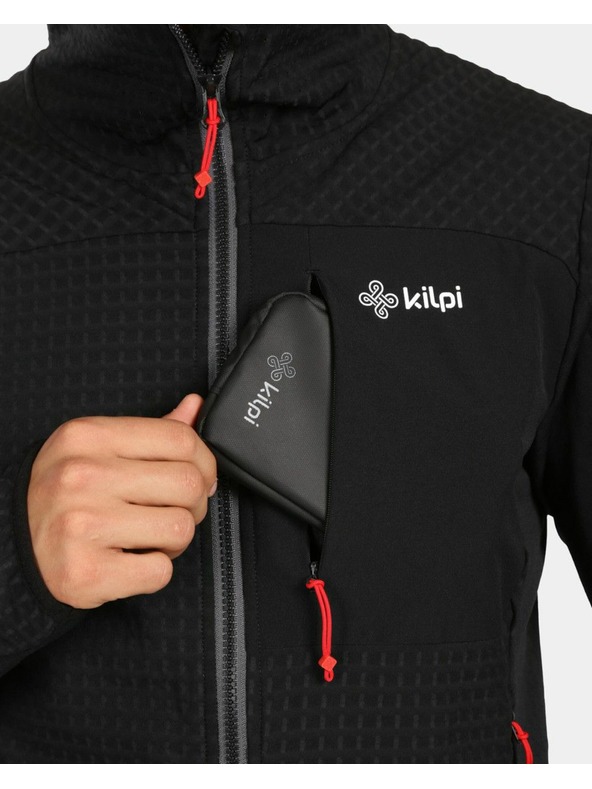 Kilpi Moška flis jopica s kapuco Kilpi FRENI-M Črna