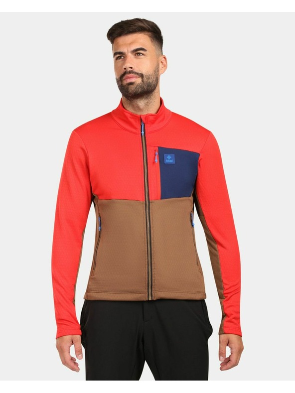 Kilpi Moška flis jopa Kilpi ERIN-M Rjava