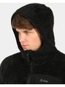 Kilpi Moška kosmatena flis jopica s kapuco Kilpi NORKA-M Črna