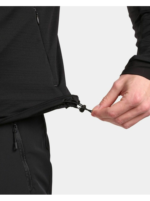 Kilpi Moška raztegljiva jopa s kapuco Kilpi MEMPHIS-M črna