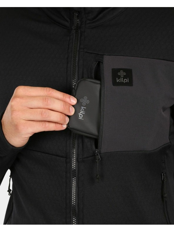 Kilpi Moška flis jopica Kilpi ERIN-M Črna