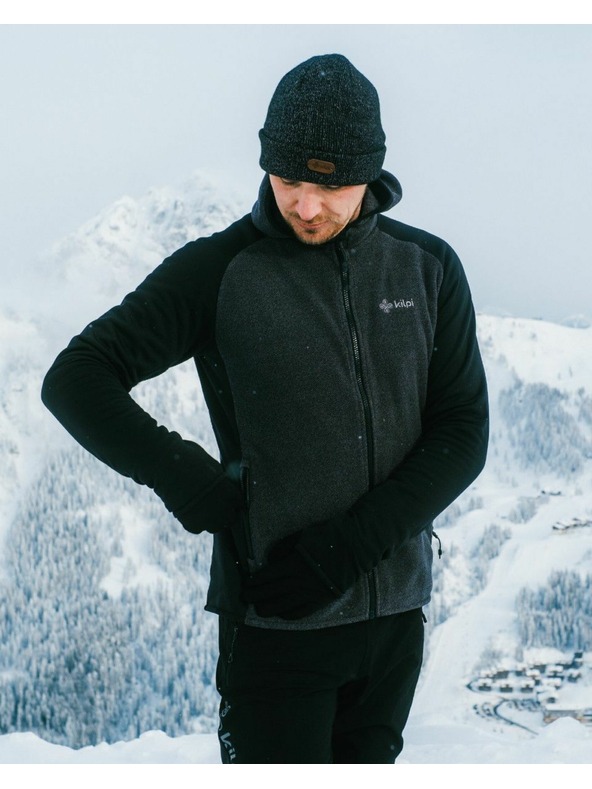 Kilpi Moška flis jopica Kilpi VERSAM-M Črna