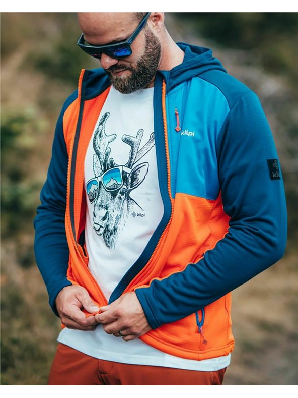 Kilpi Moška flis jopica Kilpi SEVELEN-M Oranžna