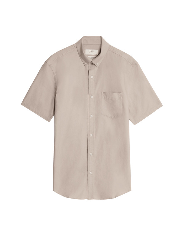 Marks & Spencer Srajca Oxford iz čistega bombaža The Ultimate Marks & Spencer kremasta