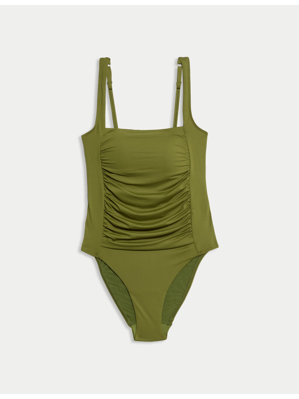 Marks & Spencer Kopalke, ki oblikujejo trebušček, z oblazinjenimi in kvadratnim izrezom Marks & Spencer zelena