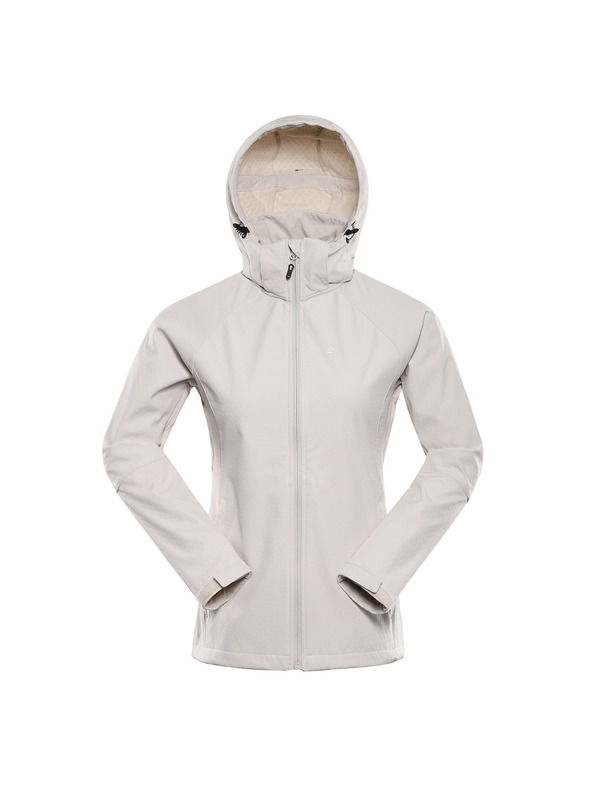 ALPINE PRO Ženska softshell jakna z DWR obdelavo ALPINE PRO HOORA moonbeam