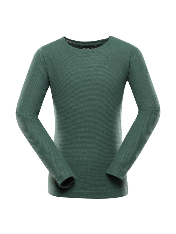 ALPINE PRO Otroška majica z dolgimi rokavi ALPINE PRO BOGRO myrtle