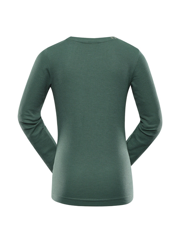 ALPINE PRO Otroška majica z dolgimi rokavi ALPINE PRO BOGRO myrtle