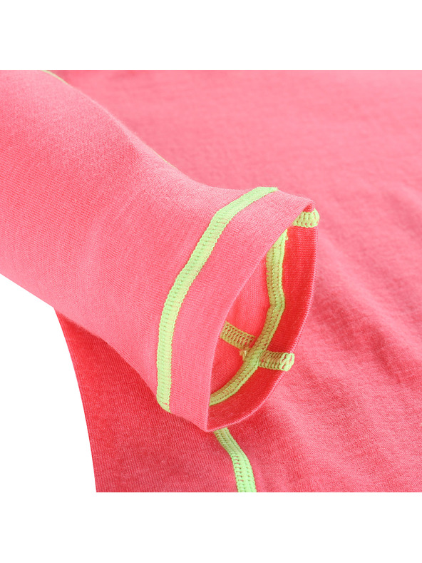 ALPINE PRO Otroška majica iz merino volne ALPINE PRO MERENO camellia rose