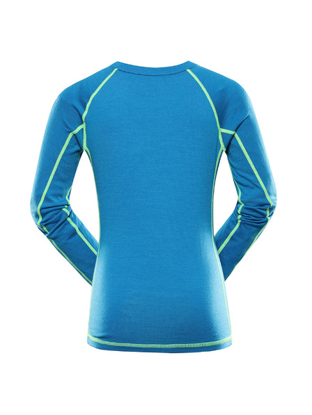 ALPINE PRO Otroška majica iz merino volne ALPINE PRO MERENO methyl