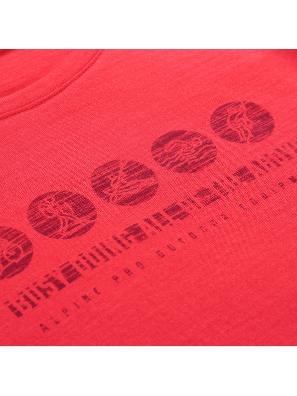 ALPINE PRO Otroška majica iz merino volne ALPINE PRO MERENO 2 malina