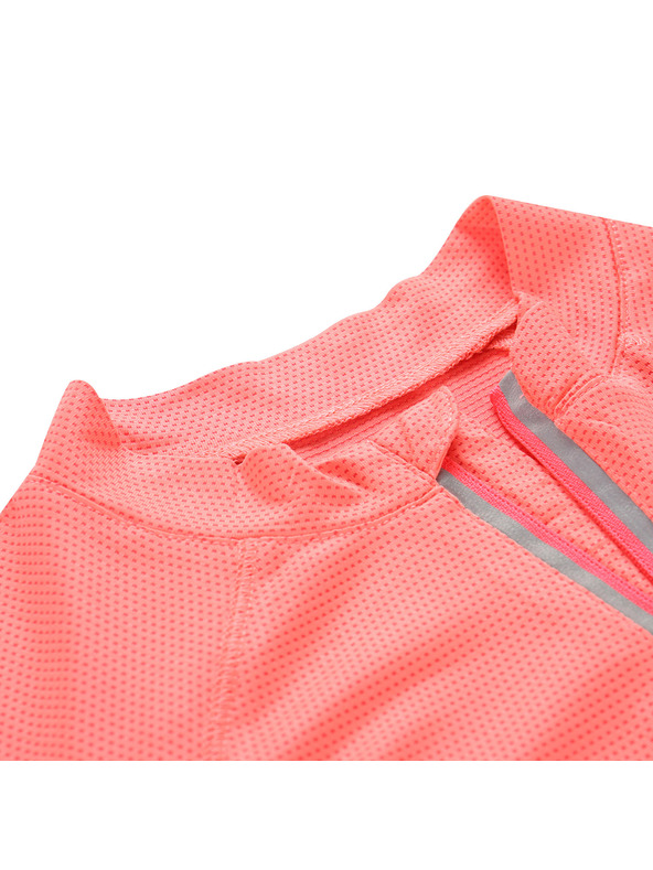 ALPINE PRO Otroška hitrosušeča kolesarska majica ALPINE PRO LATTERO neon losos