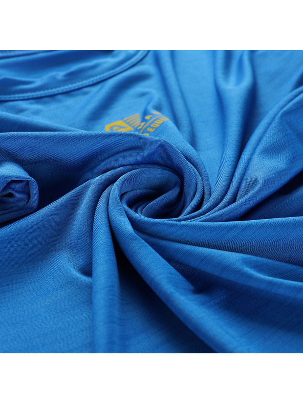 ALPINE PRO Otroška hitrosušeča majica ALPINE PRO BASIKO electric blue limonada