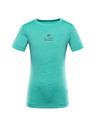 ALPINE PRO Otroška hitrosušeča majica ALPINE PRO BASIKO pastel perf green