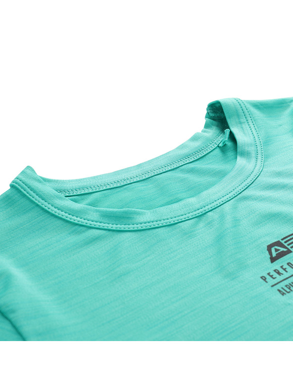 ALPINE PRO Otroška hitrosušeča majica ALPINE PRO BASIKO pastel perf green