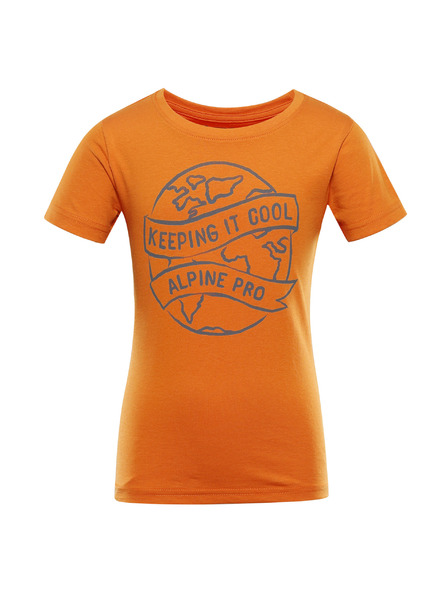 ALPINE PRO Otroška majica iz organske bombažne ALPINE PRO ECOMO 2 autumn maple varianta pc