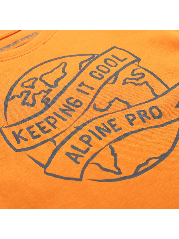 ALPINE PRO Otroška majica iz organske bombažne ALPINE PRO ECOMO 2 autumn maple varianta pc