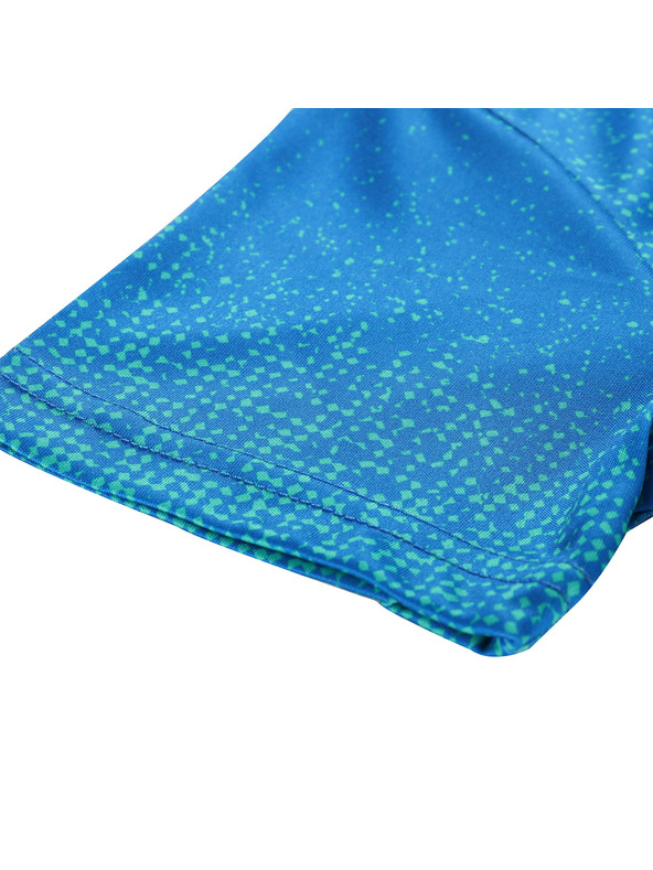 ALPINE PRO Otroška hitrosušeča majica ALPINE PRO RIFO electric blue lemonade