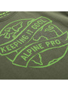 ALPINE PRO Otroška majica iz organske bombažne ALPINE PRO ECOMO 2 rifle green varianta pc