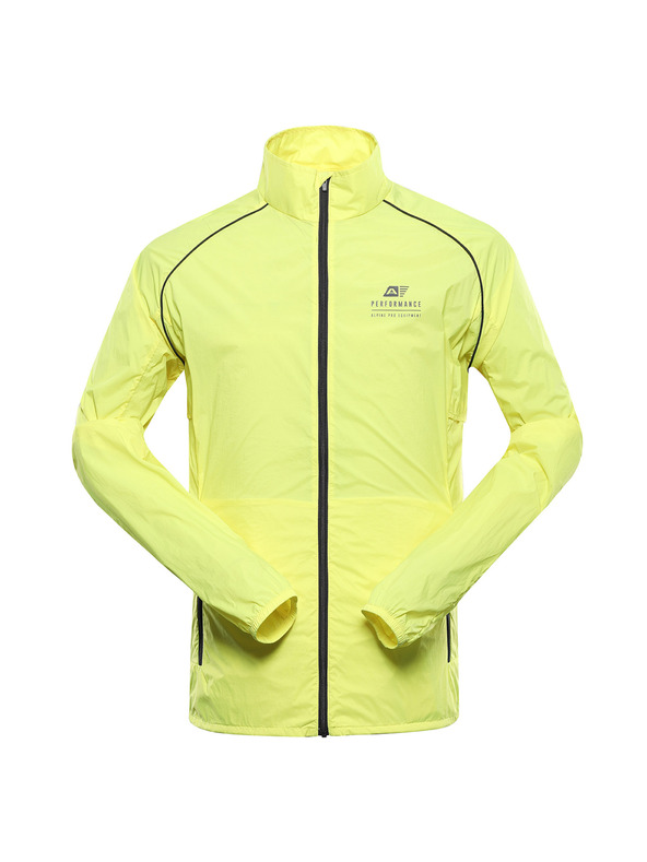 ALPINE PRO Moška ultraahka jakna z obdelavo dwr ALPINE PRO SPIN 2 neon yellow