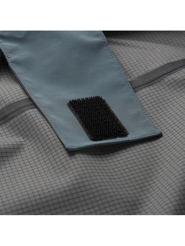 ALPINE PRO Moška vodoodporna jakna z ptx membrano ALPINE PRO ZARR dark slate