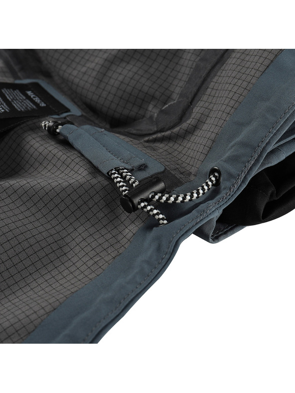 ALPINE PRO Moška vodoodporna jakna z ptx membrano ALPINE PRO ZARR dark slate