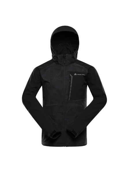 ALPINE PRO Moška softshell jakna z membrano ALPINE PRO HOOR black varianta pa