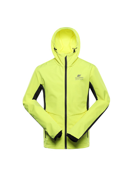 ALPINE PRO Moška softshell jakna z dwr obdelavo ALPINE PRO KERAK neon yellow