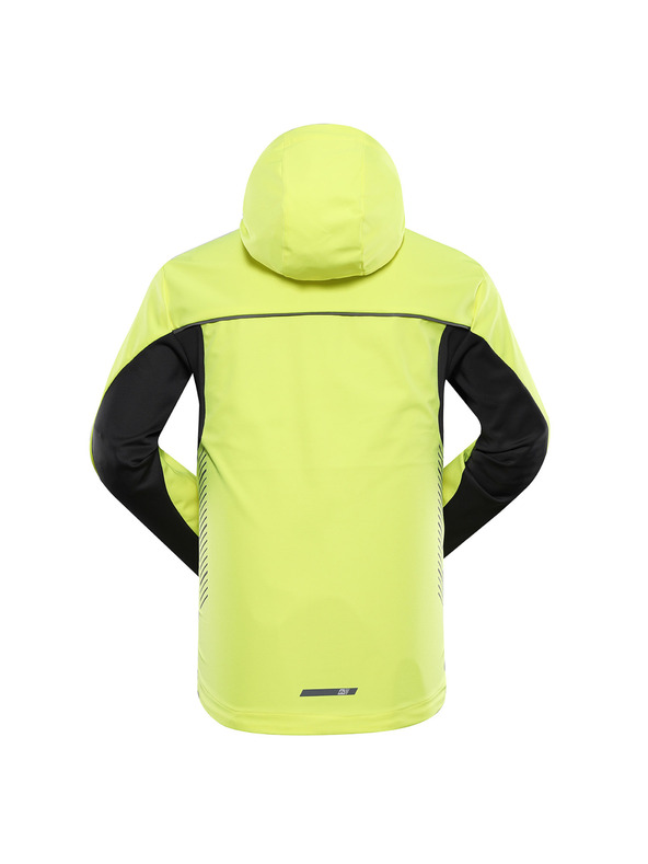 ALPINE PRO Moška softshell jakna z dwr obdelavo ALPINE PRO KERAK neon yellow