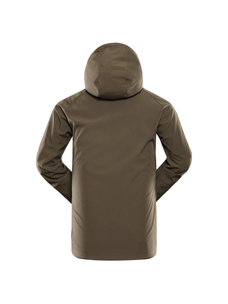 ALPINE PRO Moška softshell jakna z membrano ALPINE PRO HOOR stone gray