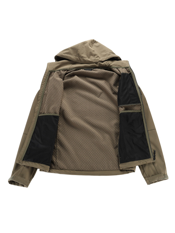 ALPINE PRO Moška softshell jakna z membrano ALPINE PRO HOOR stone gray