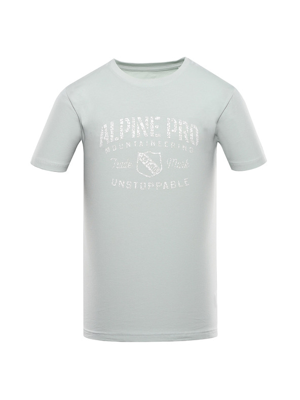 ALPINE PRO Moško bombažno majico ALPINE PRO SUMEK pale aqua varianta pa