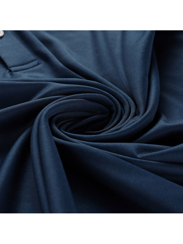 ALPINE PRO Moško hitrosušeče polo majico z UV 50 ALPINE PRO COOWEL 2 moonlit ocean