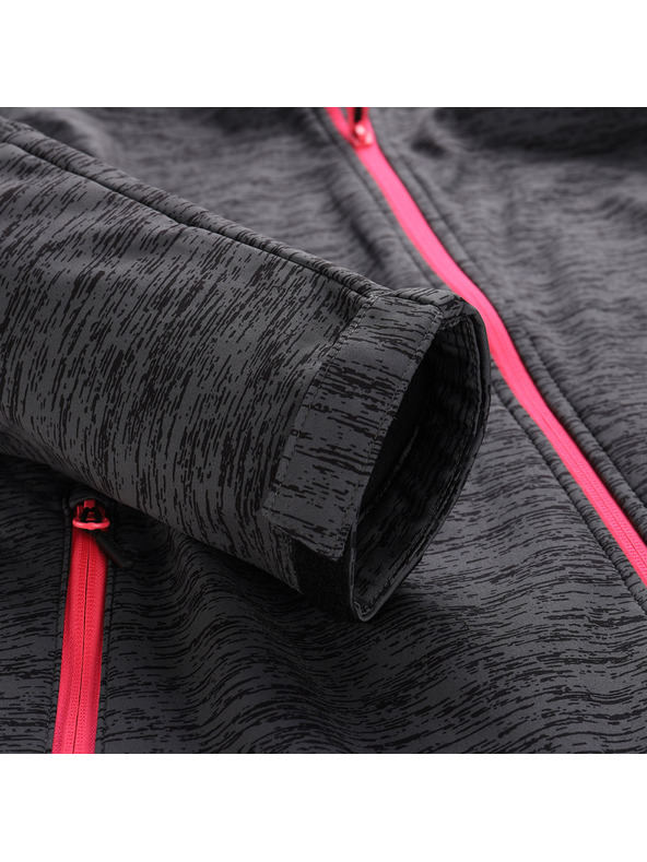 ALPINE PRO Ženska softshellova jakna z dwr obdelavo ALPINE PRO HERASA dk.true gray