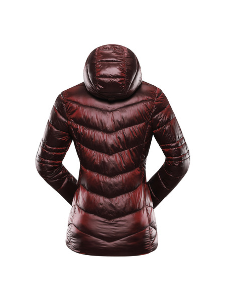 ALPINE PRO Ženska topla jakna hi-therm ALPINE PRO ROGA merlot