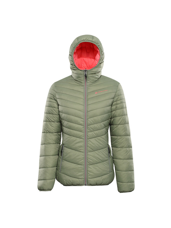 ALPINE PRO Ženska obojestrana jakna hi-therm ALPINE PRO EROMA oil green