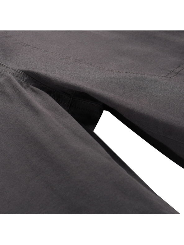 ALPINE PRO Ženske bombažne hlače ALPINE PRO ZAMENA dk.true gray