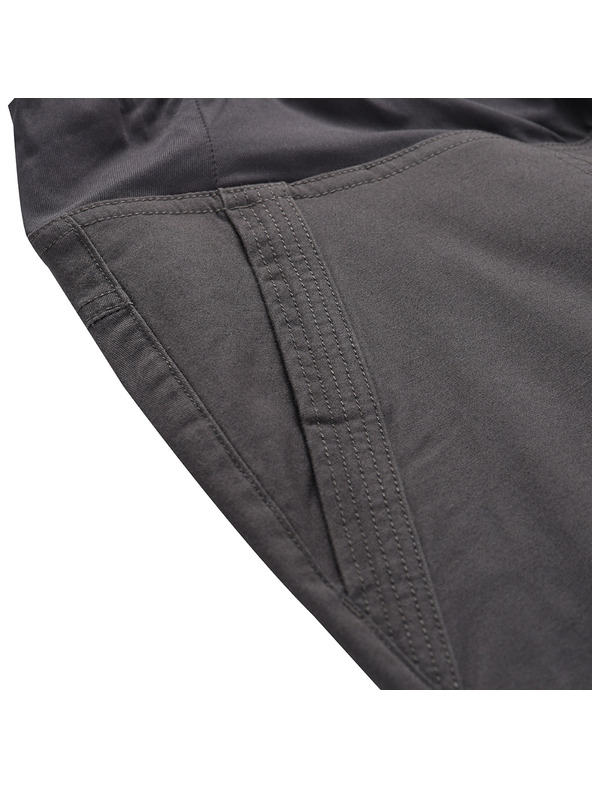 ALPINE PRO Ženske bombažne hlače ALPINE PRO ZAMENA dk.true gray