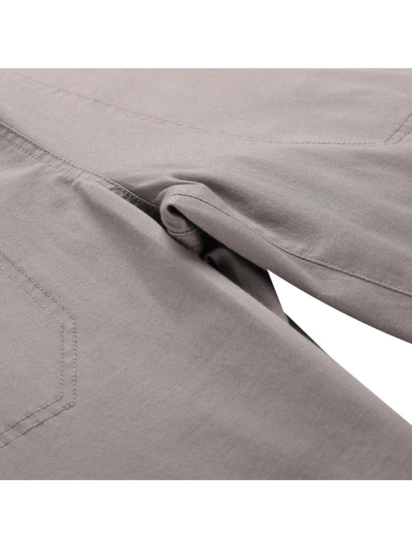 ALPINE PRO Ženske bombažne hlače ALPINE PRO ZAMENA driftwood