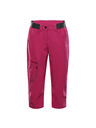 ALPINE PRO Ženske softshell capri hlače ALPINE PRO WEDERA 2 fuchsia red