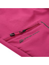 ALPINE PRO Ženske softshell capri hlače ALPINE PRO WEDERA 2 fuchsia red